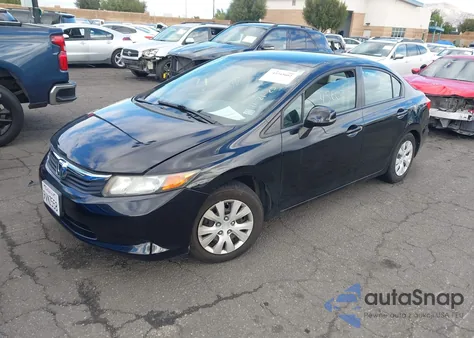 2012 Honda Civic Lx из США, поврежденный, VIN 19XFB2F51CE353071